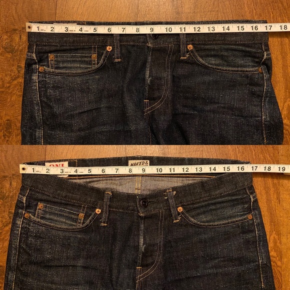*SOLD* Rare Naked & Famous x Oni Selvedge Denim Jeans Size W32 x L32 - Picture 16 of 16